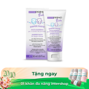 Kem chống hăm Baby Diaper Paste DottorPrimo giảm mẩn đỏ, kháng khuẩn (30ml)