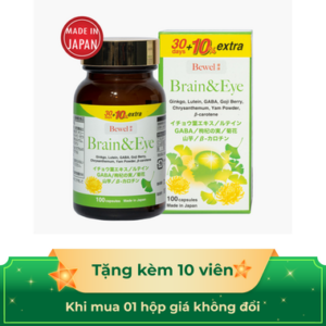 Thực phẩm bảo vệ sức khỏe Bewel Brain & Eye (100 viên)