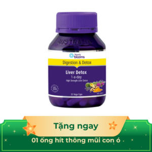 Viên uống Liver Detox 1-A-Day Henry Blooms hỗ trợ giải độc gan, bảo vệ gan (30 viên)