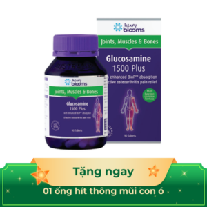 Viên uống Glucosamine 1500 Plus Henry Blooms hỗ trợ tăng tiết dịch khớp, bảo vệ sụn khớp (30 viên)