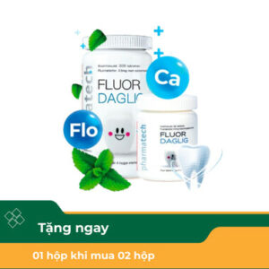 Viên ngậm bảo vệ sức khỏe răng miệng Pharmatech Fluor Daglig