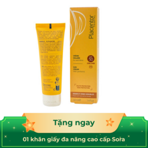 Kem chống nắng Placentor Vegetal Sun Cream SPF50 UVA-UVB Face and Sentive Areas (40ml)