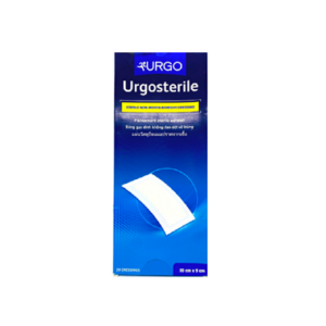 Băng gạc tiệt trùng Urgosterile 300cm x 90cm bảo vệ vết trầy xước, vết cắt, vết thương (20 miếng)