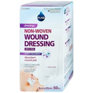 Băng gạc vô trùng Non-Woven Wound Dressing 9cm x 20cm Young Chemical Vina hỗ trợ bảo vệ vết thương (50 miếng)