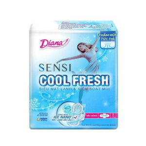 Băng vệ sinh Diana Sensi Cool Fresh 23cm Unicharm siêu mỏng cánh (8 miếng)