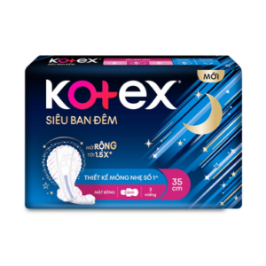 Băng vệ sinh Kotex Siêu Ban Đêm 35cm (3 miếng)