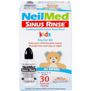 Bộ vệ sinh mũi NeilMed Sinus Rinse Kids vệ sinh mũi xoang cho trẻ (1 bình + 30 gói)