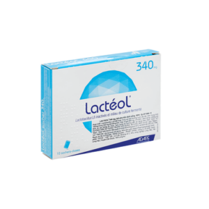 Bột pha hỗn dịch uống Lactéol 340mg điều trị tiêu chảy 10 gói