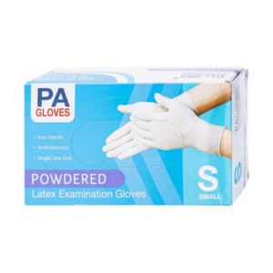 Găng tay y tế có bột PA Gloves size S