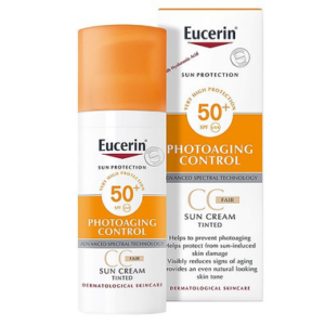 Kem chống nắng trang điểm Eucerin Sun Creme Face Tinted SPF50+ (50ml)