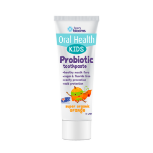 Kem đánh răng Kids Probiotic Toothpaste hương cam giúp ngăn ngừa sâu răng, giúp răng chắc khỏe (50g)