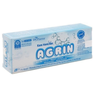 Kem Nano Bạc Agrin hỗ trợ giảm ngứa, mẩn đỏ, làm dịu da, viêm da, hăm da (25g)