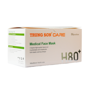 Khẩu Trang Y Tế Trung Sơn Care 03 Lớp Trắng (50 Cái)