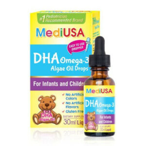 DHA nhỏ giọt Mediusa Dha Omega 3 hỗ trợ phát triển trí não, cải thiện thị lực (Chai 30ml)