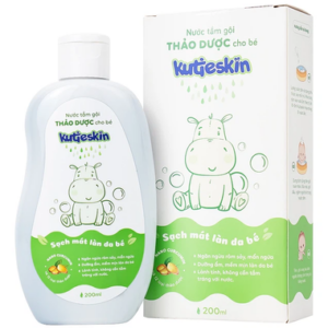 Nước tắm gội Thảo Dược cho bé Kutieskin