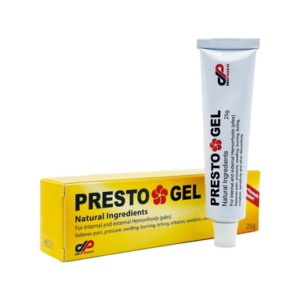 Presto Gel điều trị trĩ nội, trĩ ngoại (tuýp 25g)