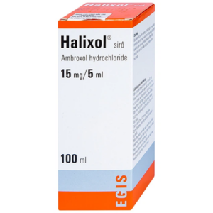 Siro Halixol 15mg/5ml điều trị hen phế quản và viêm phế quản