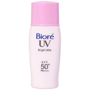 Sữa Chống Nắng Bioré UV Bright Milk Sáng Hồng Tự Nhiên SPF50+/PA++++ (30ml)