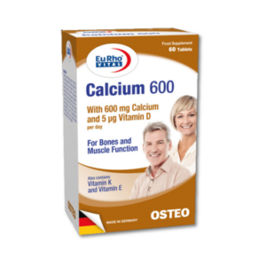 Thực phẩm bảo vệ sức khỏe EuRho® Vital Calcium 600 (60 Viên)