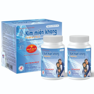 Thực phẩm bảo vệ sức khỏe Kim Miễn Khang (180 viên) hỗ trợ làm giảm nguy cơ tiến triển các triệu chứng của bệnh tự miễn như: Lupus ban đỏ, vảy nến, bạch biến