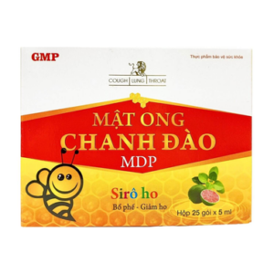 Thực phẩm bảo vệ sức khỏe Mật Ong Chanh Đào MDP (25 gói x 5ml)