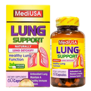 Thực phẩm bảo vệ sức khỏe MediUSA Lung Support (60 viên)