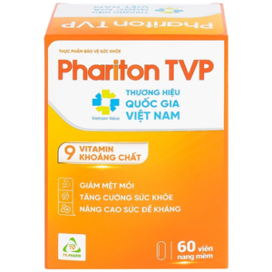 Thực phẩm bảo vệ sức khỏe : Phariton TVP (12 vỉ x 5 viên)