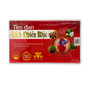 Thực phẩm bảo vệ sức khoẻ Tim Đan Bách Nhiên Mộc - Hộp 60 viên