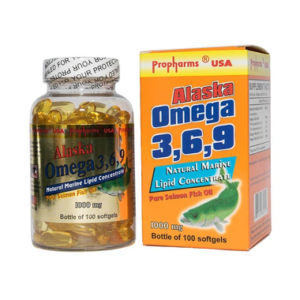 Thực phẩm bảo vệ sức khỏe Viên nang mềm Alaska Omega 3,6,9 (Pure Salmon Fish Oil)