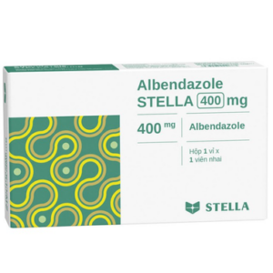 Thuốc Albendazol Stada 400mg Điều Trị Nhiễm Ký Sinh Trùng Đường Ruột (Hộp 1 Vỉ X 1 Viên)