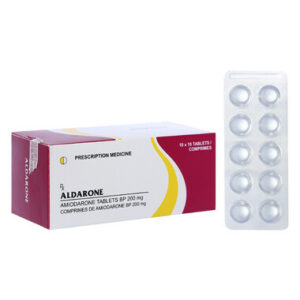 Thuốc Aldarone 200mg trị loạn nhịp tim (10 vỉ x 10 viên)