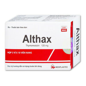 Thuốc Althax 120mg Mediplantex hỗ trợ điều trị viêm mũi dị ứng, nhiễm khuẩn hô hấp (3 vỉ x 10 viên)