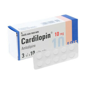 Thuốc Cardilopin 10mg trị tăng huyết áp, đau thắt ngực (3 vỉ x 10 viên)