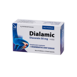 Thuốc Dialamic 50mg DHG điều trị thoái hoá khớp, viêm xương khớp (3 vỉ x 10 viên)