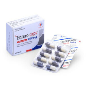 Thuốc Entero-Caps 200mg Domesco điều trị tiêu chảy cấp tính do nhiễm khuẩn (3 vỉ x 10 viên)