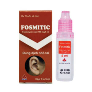 Thuốc Fosmitic 5ml Điều Trị Viêm Tai Ngoài, Viêm Tai Giữa, Viêm Màng Nhĩ