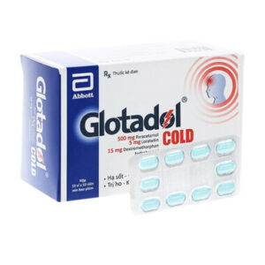 Thuốc Glotadol Cold Glomed hỗ trợ giảm đau, hạ sốt (10 vỉ x 10 viên)