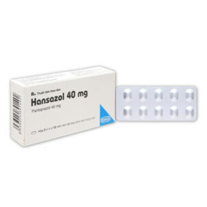 Thuốc Hansazol 40mg Hasan điều trị loét dạ dày và tá tràng, trào ngược dạ dày (3 vỉ x 10 viên)