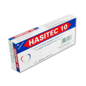 Thuốc Hasitec 10 Hasan điều trị tăng huyết áp, suy tim (3 vỉ x 10 viên)