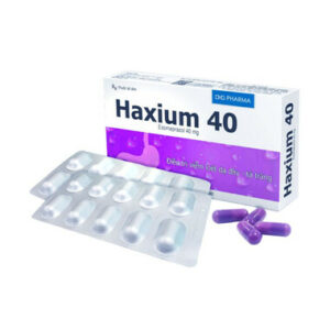 Thuốc Haxium 40 DHG hỗ trợ phòng và điều trị loét dạ dày - tá tràng (3 vỉ x 10 viên)