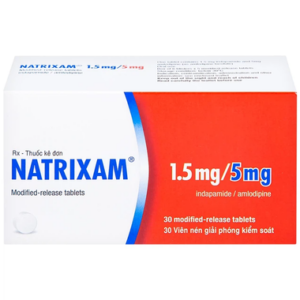 Thuốc Natrixam 1.5mg/5mg điều trị tăng huyết áp (30 viên)