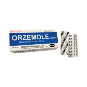 Thuốc Orzemole 20mg điều trị viêm loét dạ dày (Hộp 28 viên)