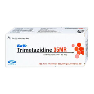 Thuốc Savi Trimetazidine 35MR điều trị đau thắt ngực (3 vỉ x 10 viên)