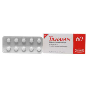 Thuốc Tilhasan 60 Hasan điều trị tăng huyết áp (3 vỉ x 10 viên)