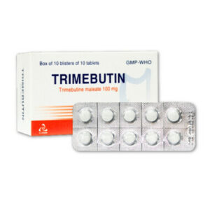 Thuốc Trimebutin TV.Pharm 100mg trị các chứng rối loạn chức năng tiêu hóa (10 vỉ x 10 viên)