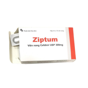 Thuốc Ziptum 300mg điều trị nhiễm khuẩn (2 vỉ x 10 viên)