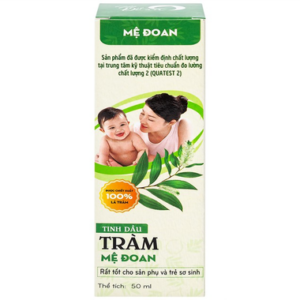 Tinh dầu Tràm Mệ Đoan hỗ trợ phòng giảm các chứng cảm cúm, sổ mũi, ho, ngạt mũi (50ml)