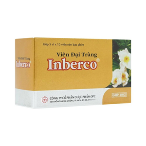 Viên đại tràng Inberco OPC điều trị tiêu chảy, viêm đại tràng, lỵ amib, lỵ trực khuẩn (5 vỉ x 10 viên)