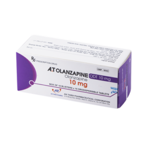 Viên nén A.T Olanzapine ODT 10mg An Thiên điều trị tâm thần phân liệt (10 vỉ x 10 viên)