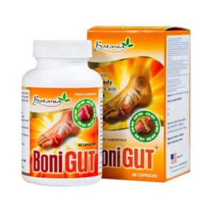 Viên uống BoniGut Botania giảm nồng độ acid uric trong máu, hỗ trợ điều trị bệnh gout (60 viên)